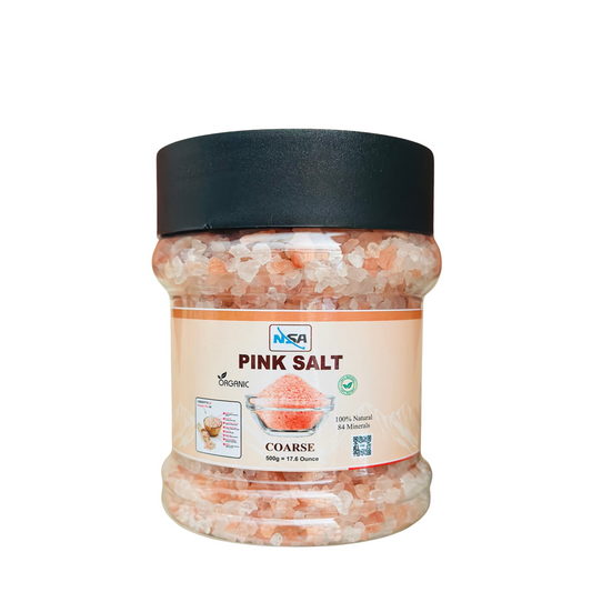 NSA Himalayan Pink Salt Coarse – 100% Natural & Pure Food Grade Rock Salt | Premium Mineral Salt for Cooking, Seasoning,