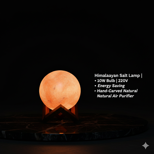 NSA Ball Himalayan Salt Lamp – Original Rock Salt Lamp for Home Decor & Healing