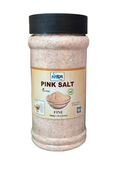 NSA Himalayan Pink Salt Jar – 100% Natural & Pure Food Grade Rock Salt