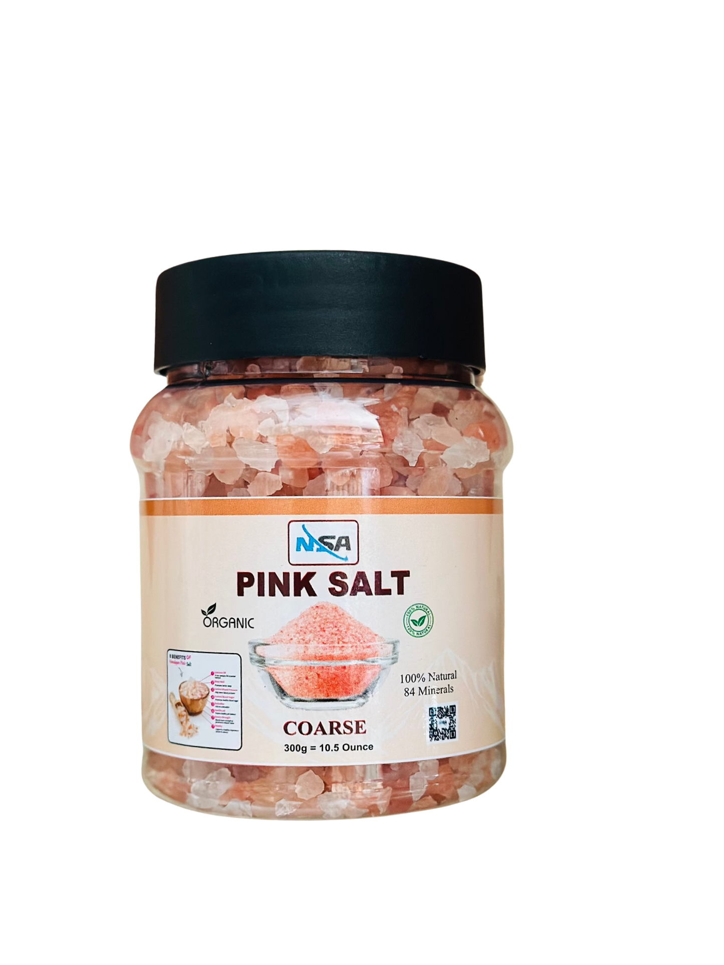 NSA Himalayan Pink Salt Coarse – 100% Natural & Pure Food Grade Rock Salt | Premium Mineral Salt for Cooking, Seasoning,