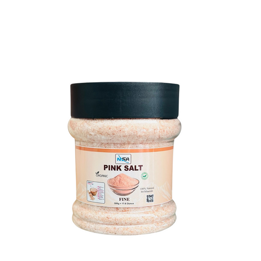 NSA Himalayan Pink Salt Jar – 100% Natural & Pure Food Grade Rock Salt