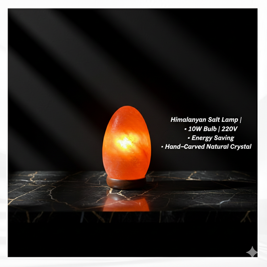NSA Egg Himalayan Salt Lamp – Original Rock Salt Lamp for Home Decor & Healing