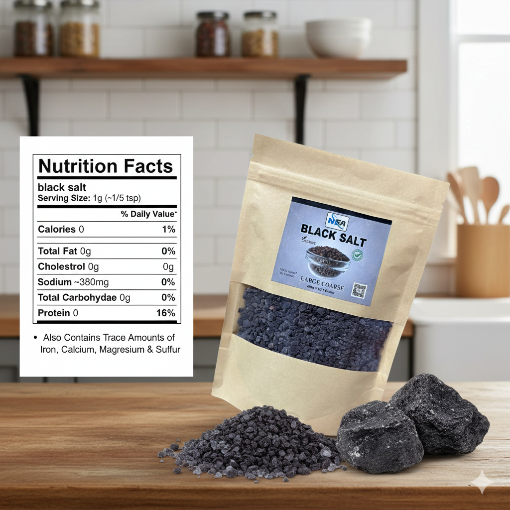 NSA Himalayan Pink Salt Coarse Packet – 100% Natural & Pure Food Grade Rock Salt | Premium Coarse Pink Salt Crystals for Cooking, Seasoning, BBQ & Grinder Use – 400gm