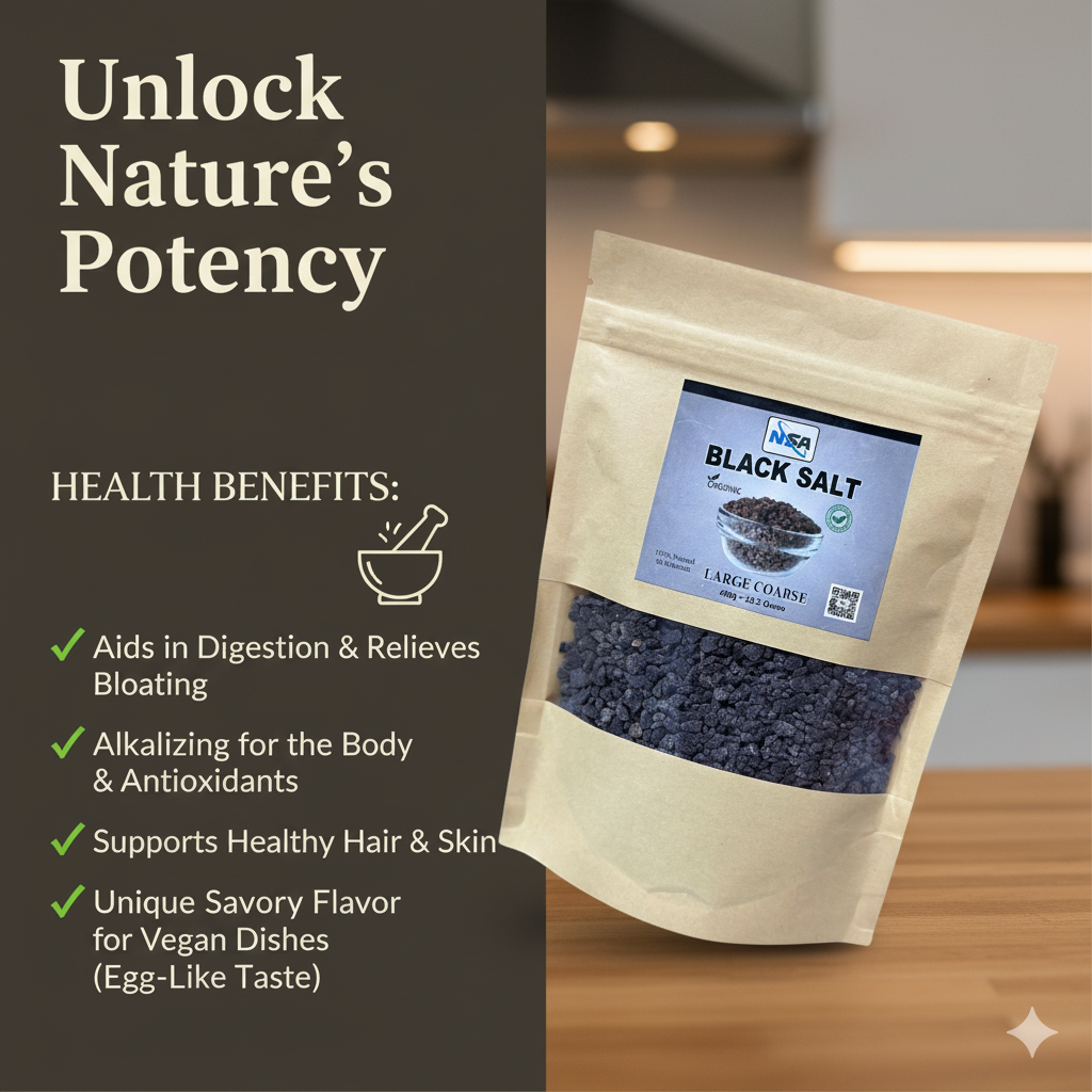 NSA Himalayan Pink Salt Coarse Packet – 100% Natural & Pure Food Grade Rock Salt | Premium Coarse Pink Salt Crystals for Cooking, Seasoning, BBQ & Grinder Use – 400gm