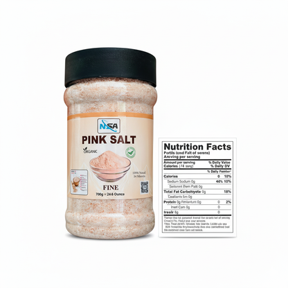 NSA Himalayan Pink Salt Jar – 100% Natural & Pure Food Grade Rock Salt