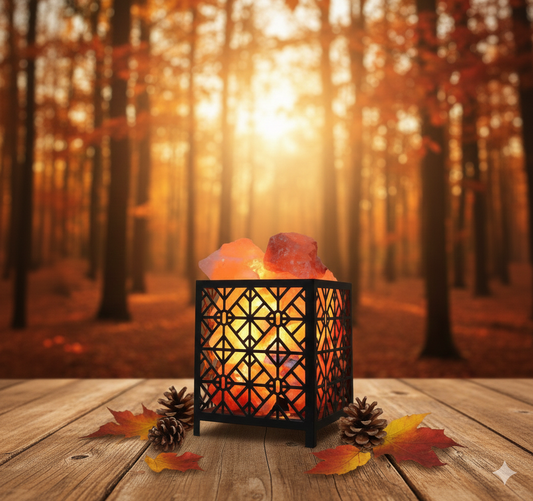 NSA Salt Basket – Black Vertical Cage Salt Lamp Himalayan Pink Salt Lamp Basket