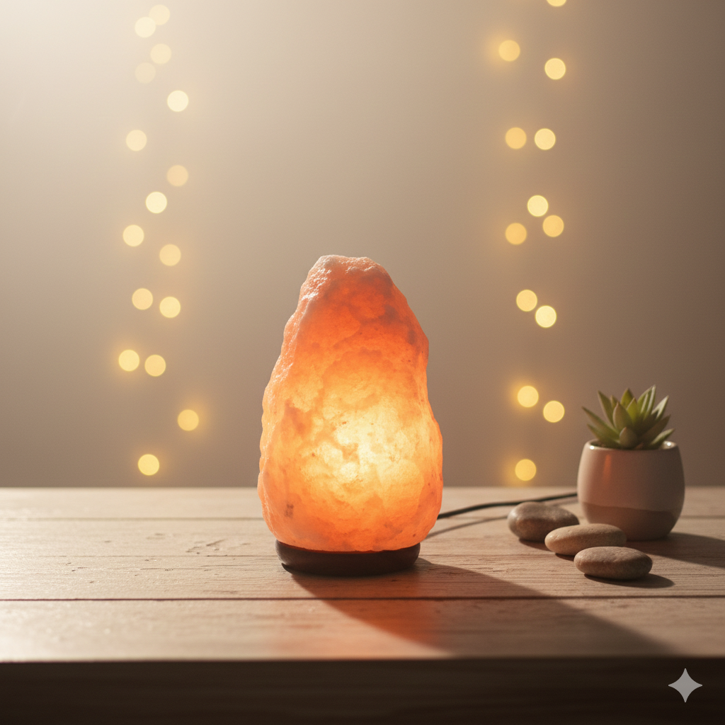 NSA Natural Himalayan Salt Lamp – Pink Rock Salt Lamp for Home Decor