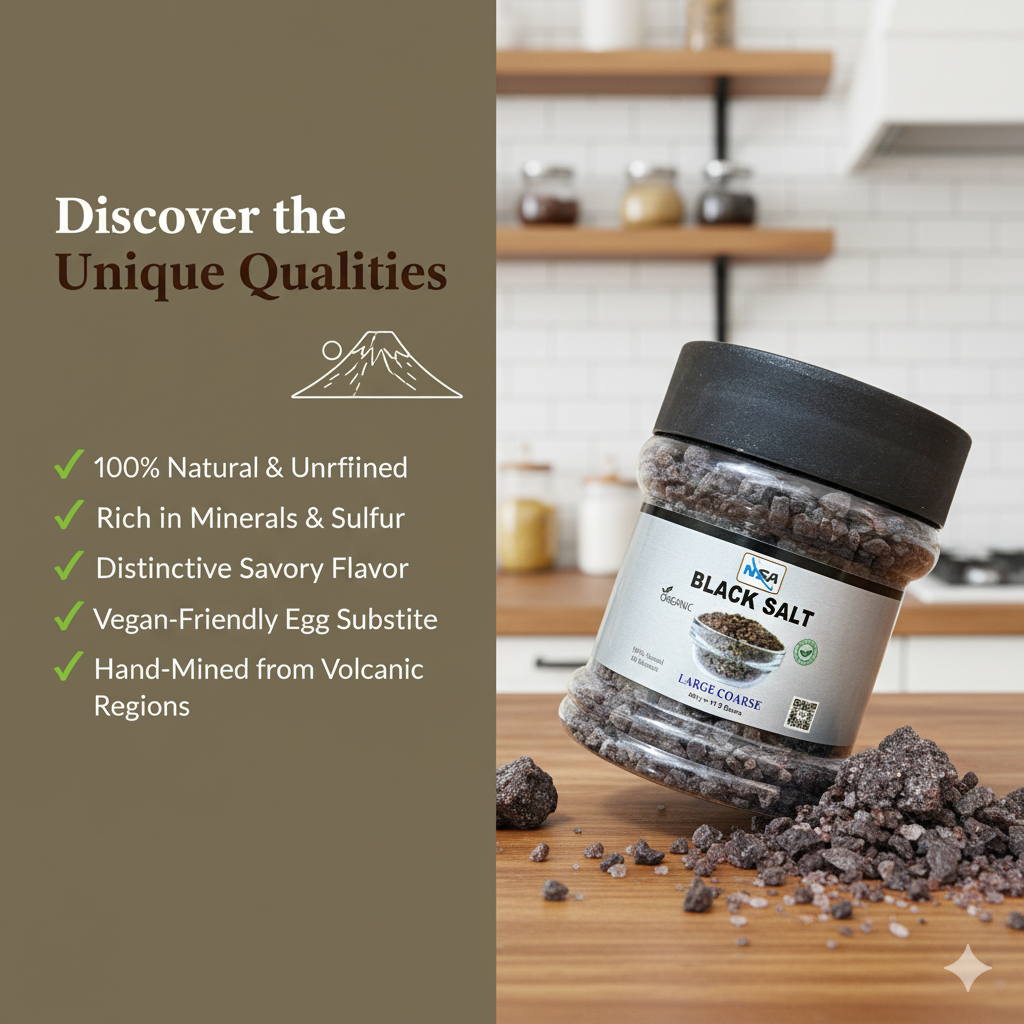 NSA Himalayan Pink Salt Coarse Jar – 100% Natural & Pure Food Grade Rock Salt | Premium Coarse Pink Salt Crystals for Cooking, Seasoning, BBQ & Grinder Use – 500gm