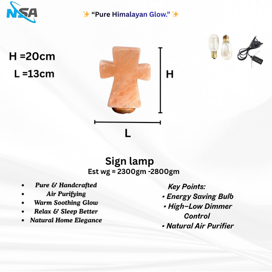 NSA Sign  Himalayan Salt Lamp – Original Rock Salt Lamp for Home Decor & Healing